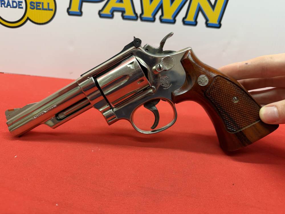 Smith & Wesson Model 19-4 Factory Nickel 4” 357 Magnum-img-4