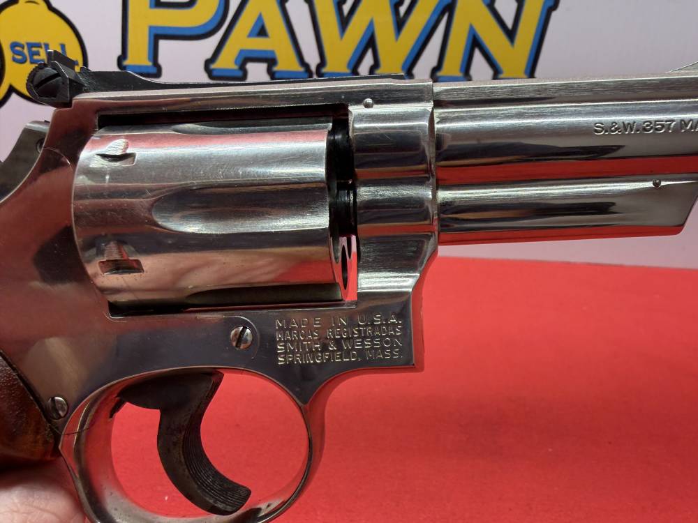 Smith & Wesson Model 19-4 Factory Nickel 4” 357 Magnum-img-10