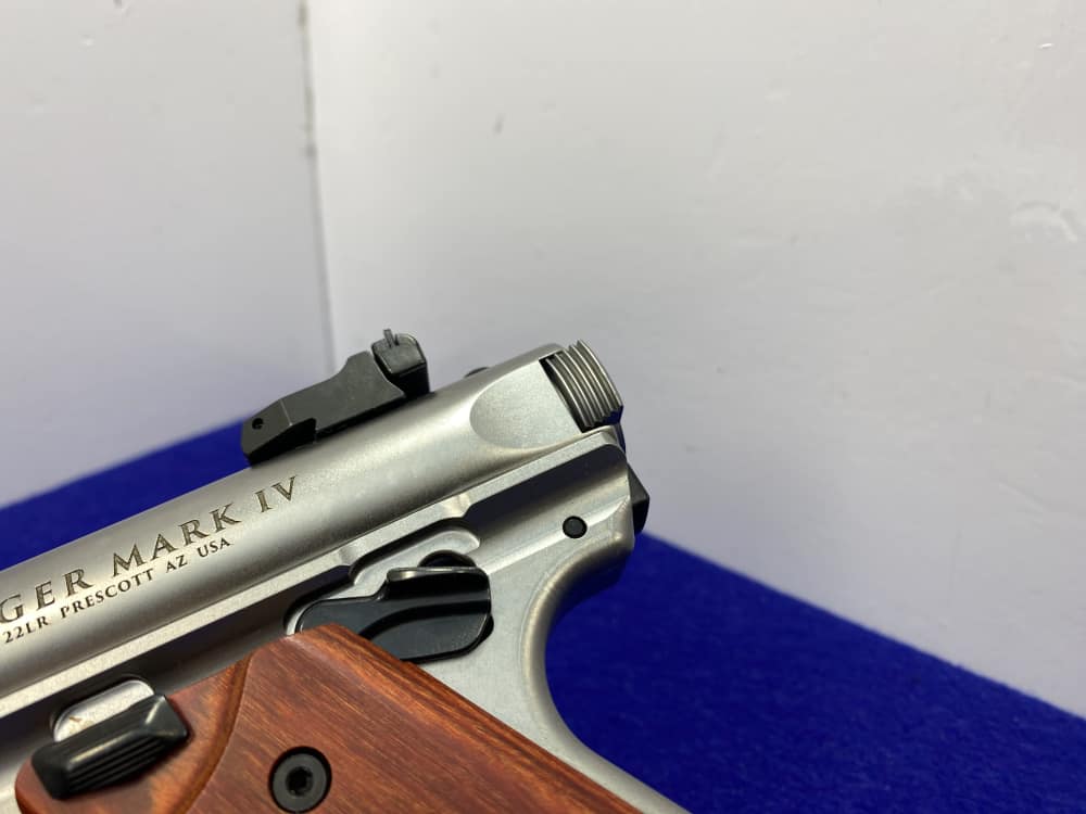 Ruger Mark IV Hunter .22 LR SS 6.75" *REVOLUTIONARY ONE-BUTTON TAKEDOWN*-img-10