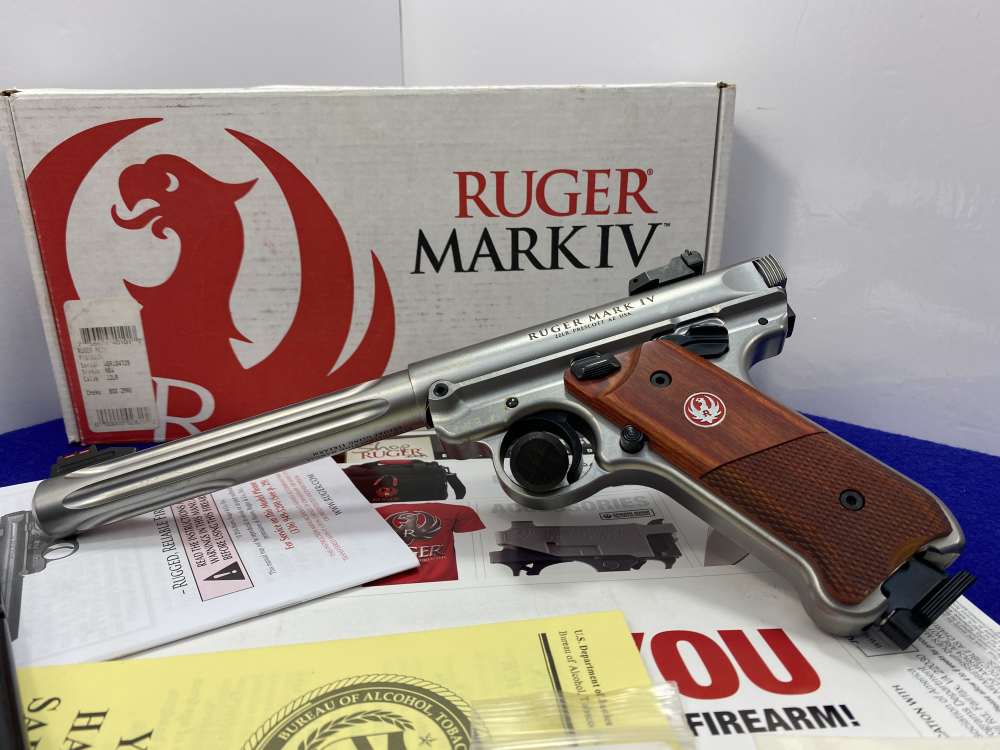 Ruger Mark IV Hunter .22 LR SS 6.75" *REVOLUTIONARY ONE-BUTTON TAKEDOWN*-img-2