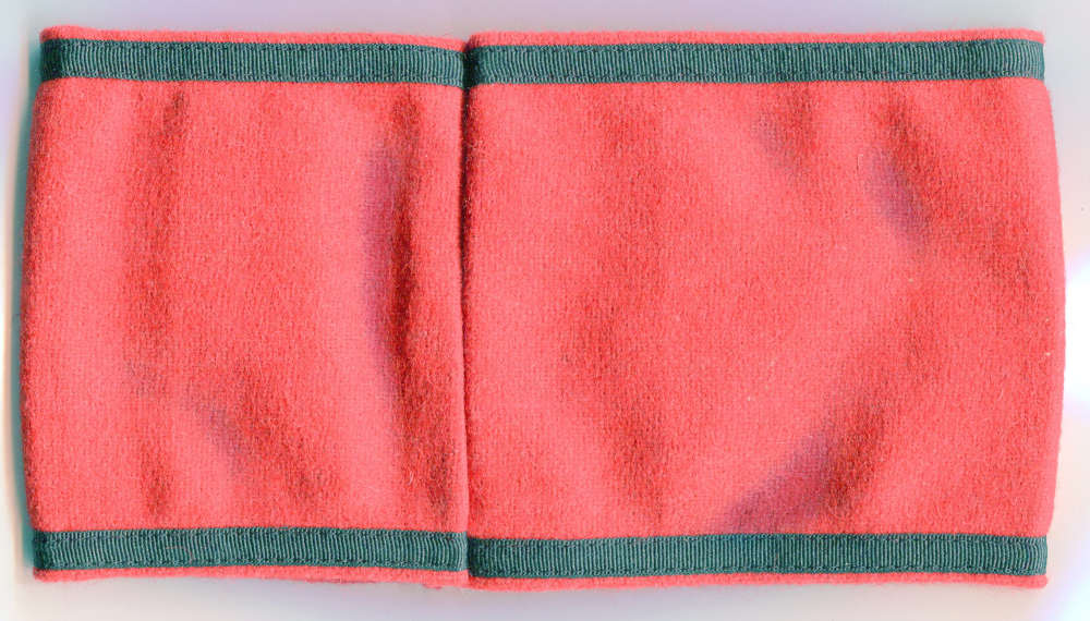 German WWII Waffen SS Shultz Staffel Swastika Overcoat Arm Band-img-1