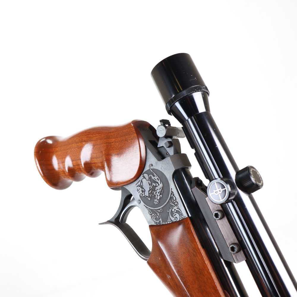 Thompson Center Contender Engraved Blued/Wood 14" 22LR & 10" 22 Hornet Set!-img-16