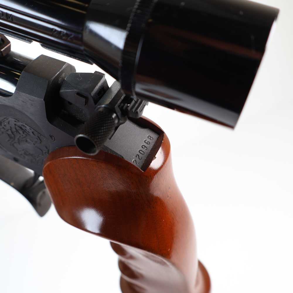 Thompson Center Contender Engraved Blued/Wood 14" 22LR & 10" 22 Hornet Set!-img-26