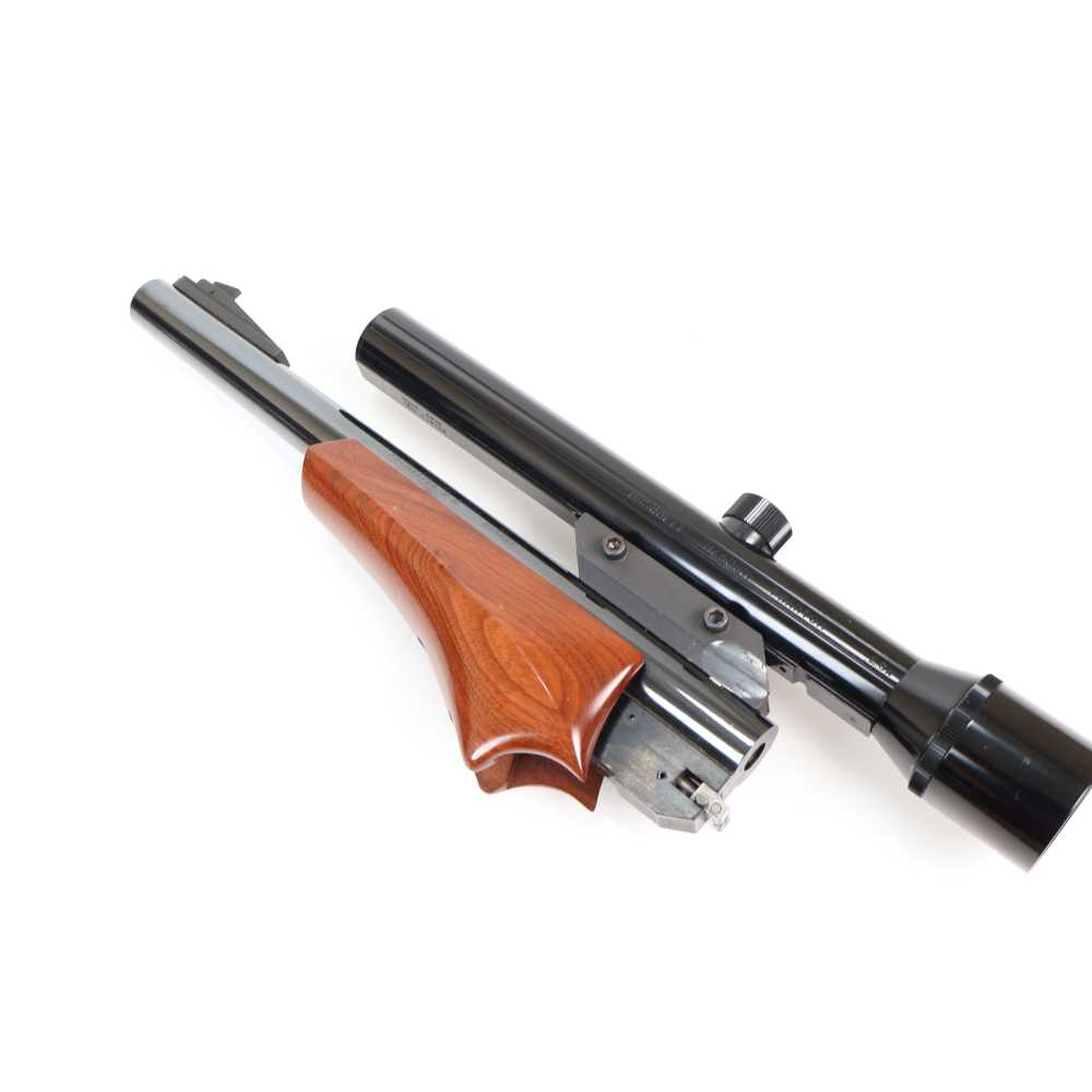 Thompson Center Contender Engraved Blued/Wood 14" 22LR & 10" 22 Hornet Set!-img-31