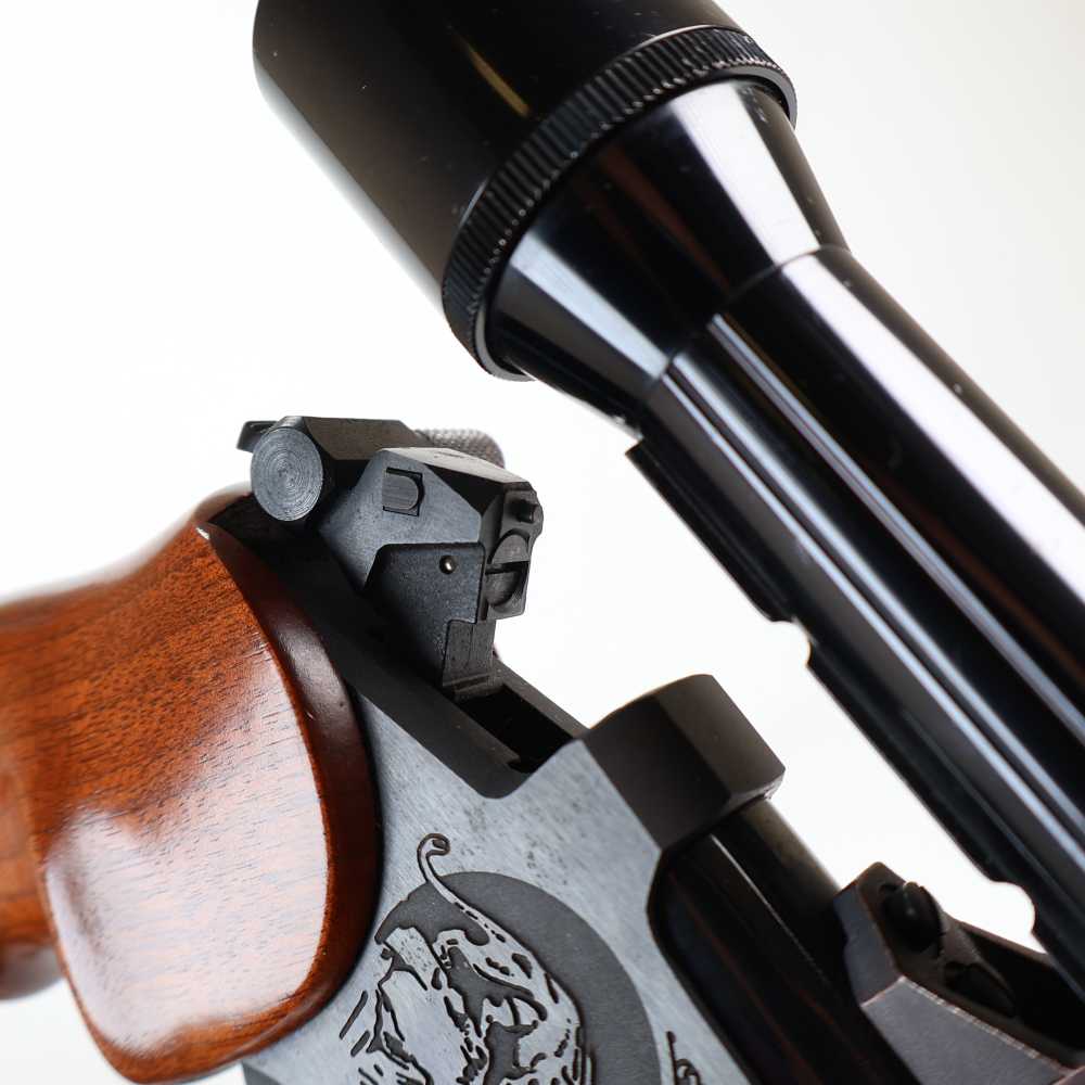 Thompson Center Contender Engraved Blued/Wood 14" 22LR & 10" 22 Hornet Set!-img-27