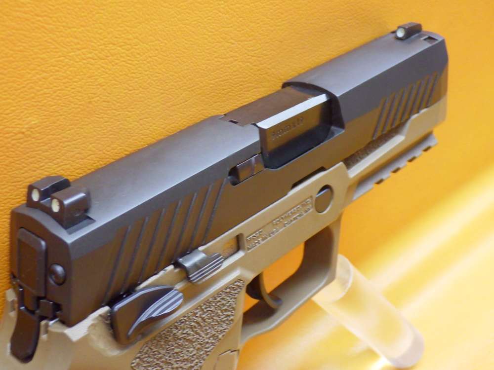 SIG Sauer P320C 9mm 3.9" Bbl Fac. Case Polymer80 Grip Module 2 Mags 10+1-img-13