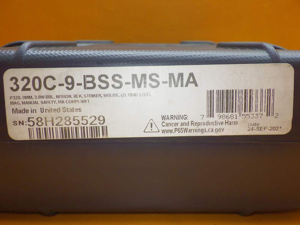 SIG Sauer P320C 9mm 3.9" Bbl Fac. Case Polymer80 Grip Module 2 Mags 10+1-img-35