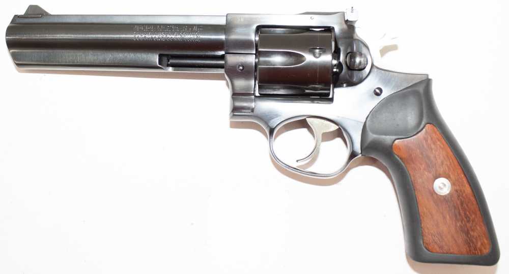 Ruger GP100 Standard GP-161 357 Mag 6" 1704 Satin Blued w/ Case MFG 2003-img-1
