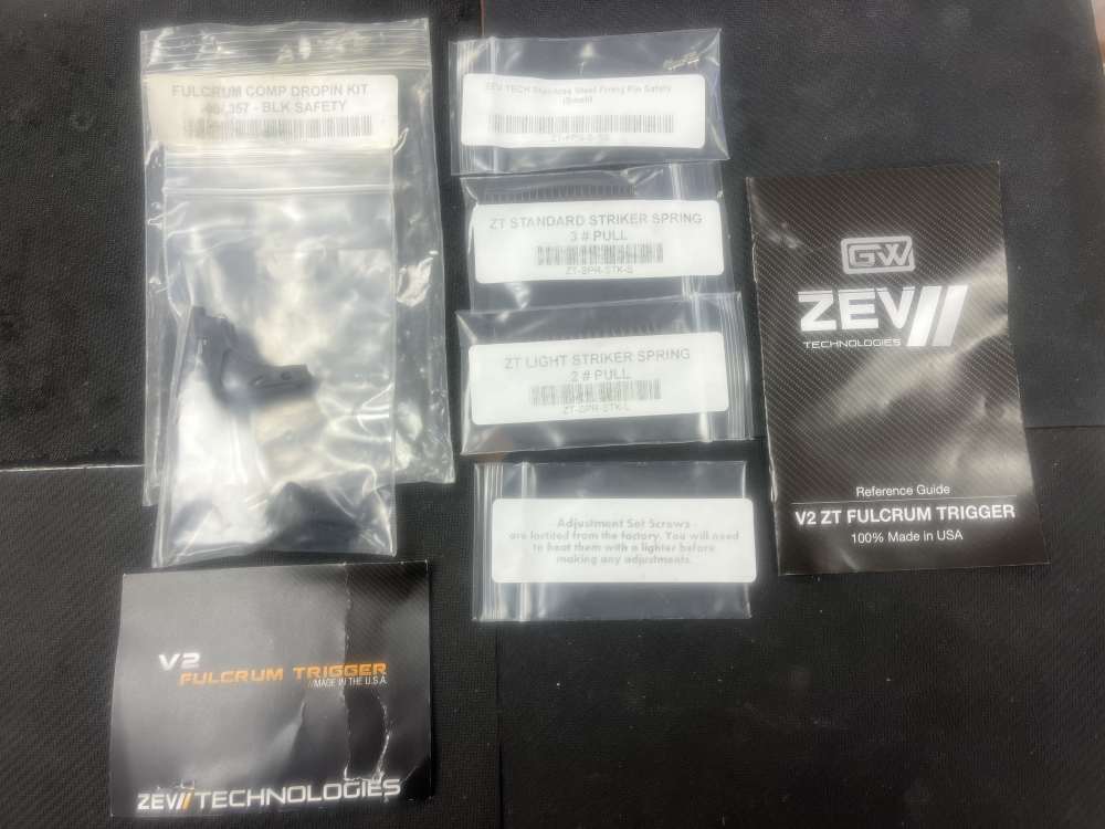 ZEV V2 Fulcrum Drop In Trigger 40 S&W 357 Sig-img-1