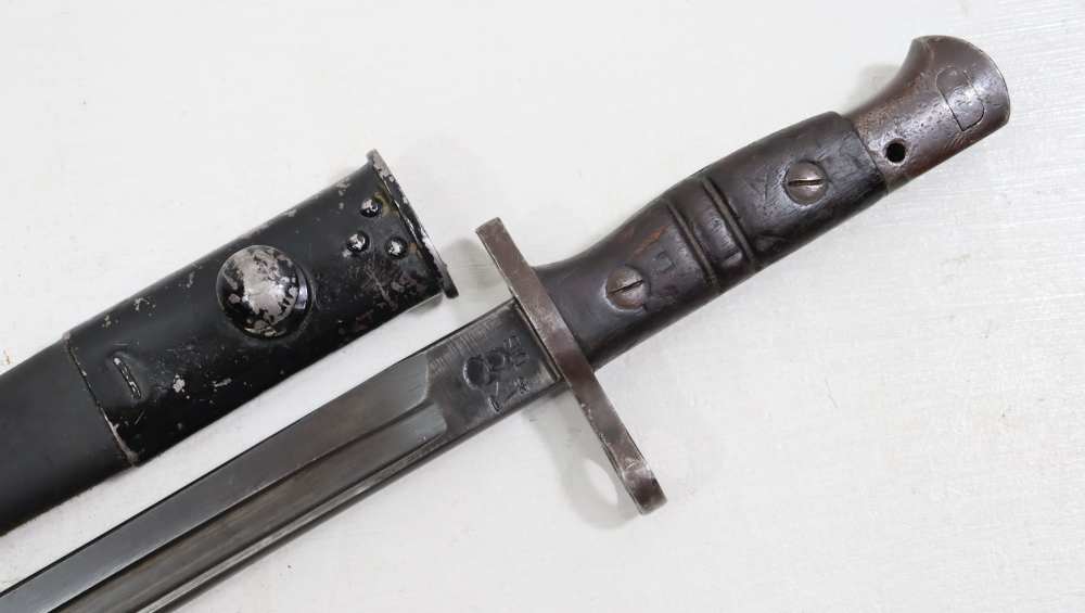 ORG WWI U.S. M1917 BAYONET AND SCABBARD MFG REMINGTON-img-0