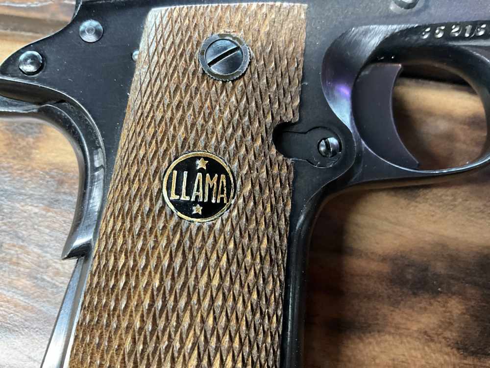 Llama Especial 22LR Mini 1911 Blue with Box Mint Condition-img-4