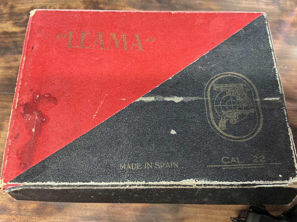 Llama Especial 22LR Mini 1911 Blue with Box Mint Condition-img-8