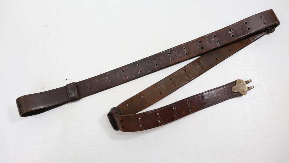 ORG WWII U.S. M1907 LEATHER SLING M1 GARAND/1917/1903-img-0
