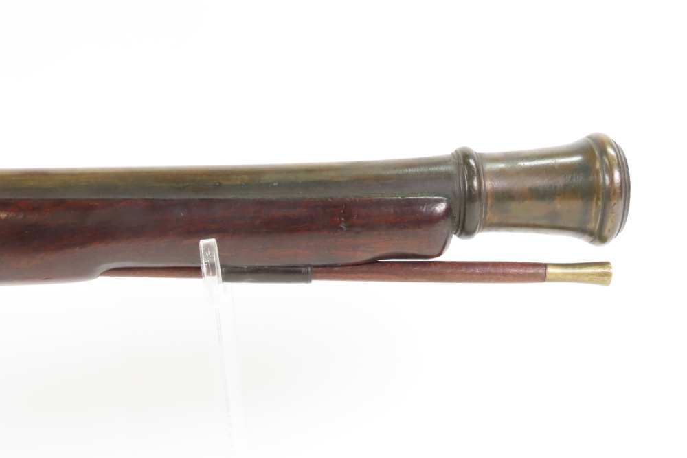 DESIRABLE 1700s Antique KETLAND & Co. Brass Barrel FLINTLOCK BLUNDERBUSS-img-3