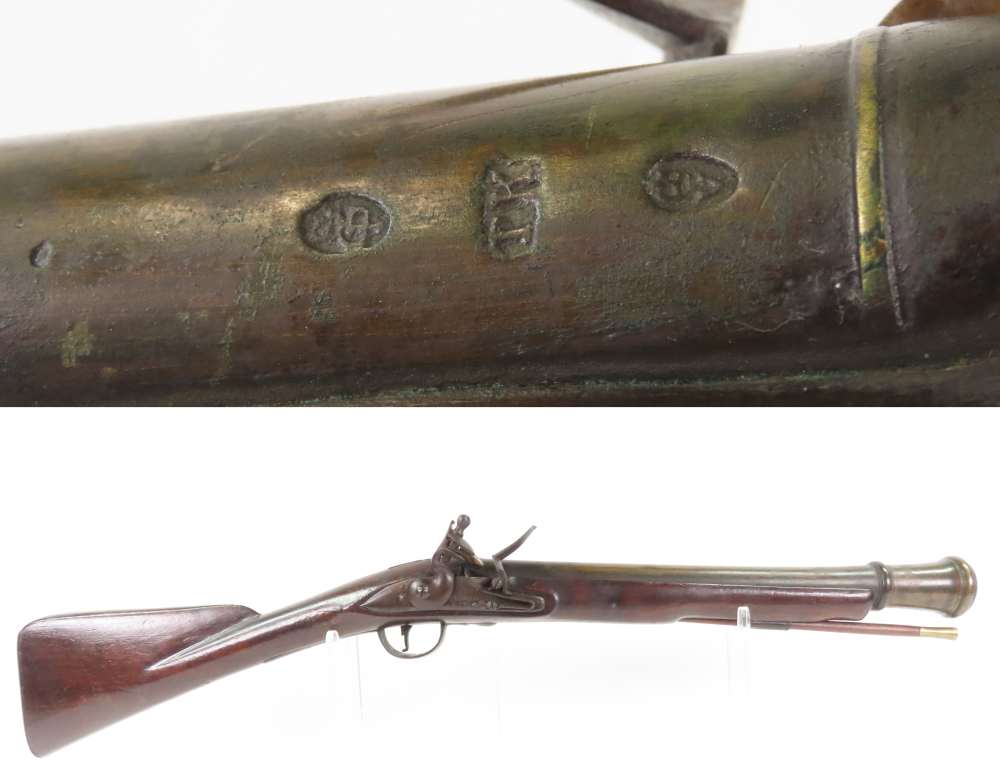DESIRABLE 1700s Antique KETLAND & Co. Brass Barrel FLINTLOCK BLUNDERBUSS-img-1
