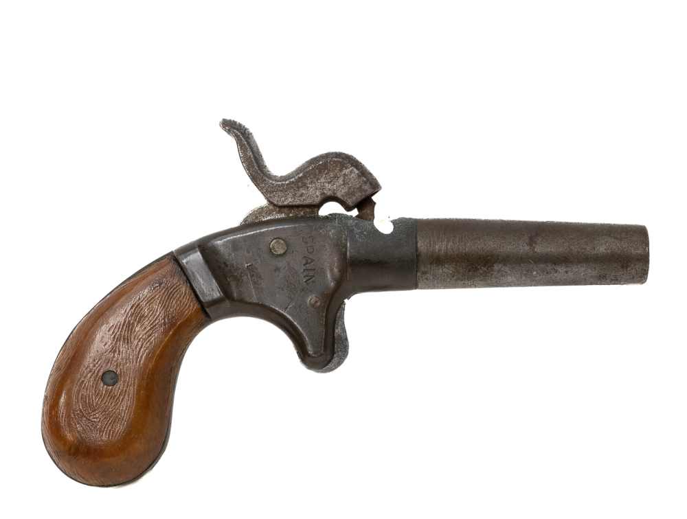 Penny Auction Antique A.S.T. Co Hero .34 Cal Percussion Derringer - No FFL-img-1