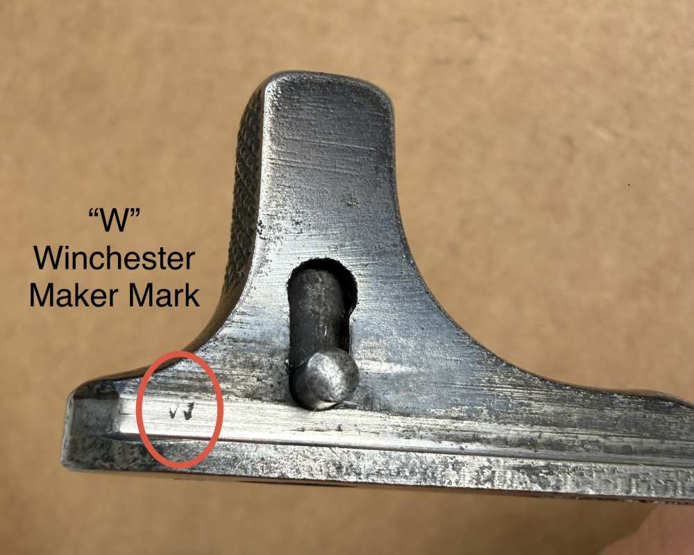 EARLY Winchester BAR 1918 Charging Handle Browning Rifle Original 1918a2 US-img-1