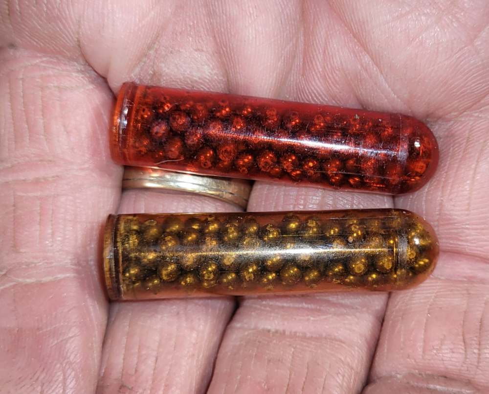 Thompson Center box of 50 44 caliber hot shot capsules #6 shot-img-1