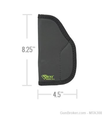 STICKY HOLSTERS - LG1L - 1911 STYLE PISTOLS - CCW - BLACK - AMBIDEXTROUS-img-1