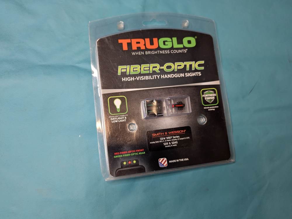 Truglo Fiber Optic Sight for S&W M&P Front Red Rear Green TG131MP-img-0