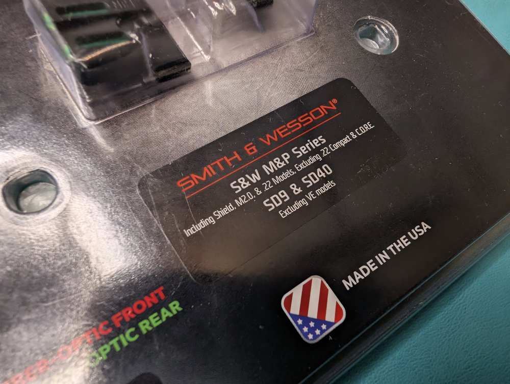 Truglo Fiber Optic Sight for S&W M&P Front Red Rear Green TG131MP-img-3