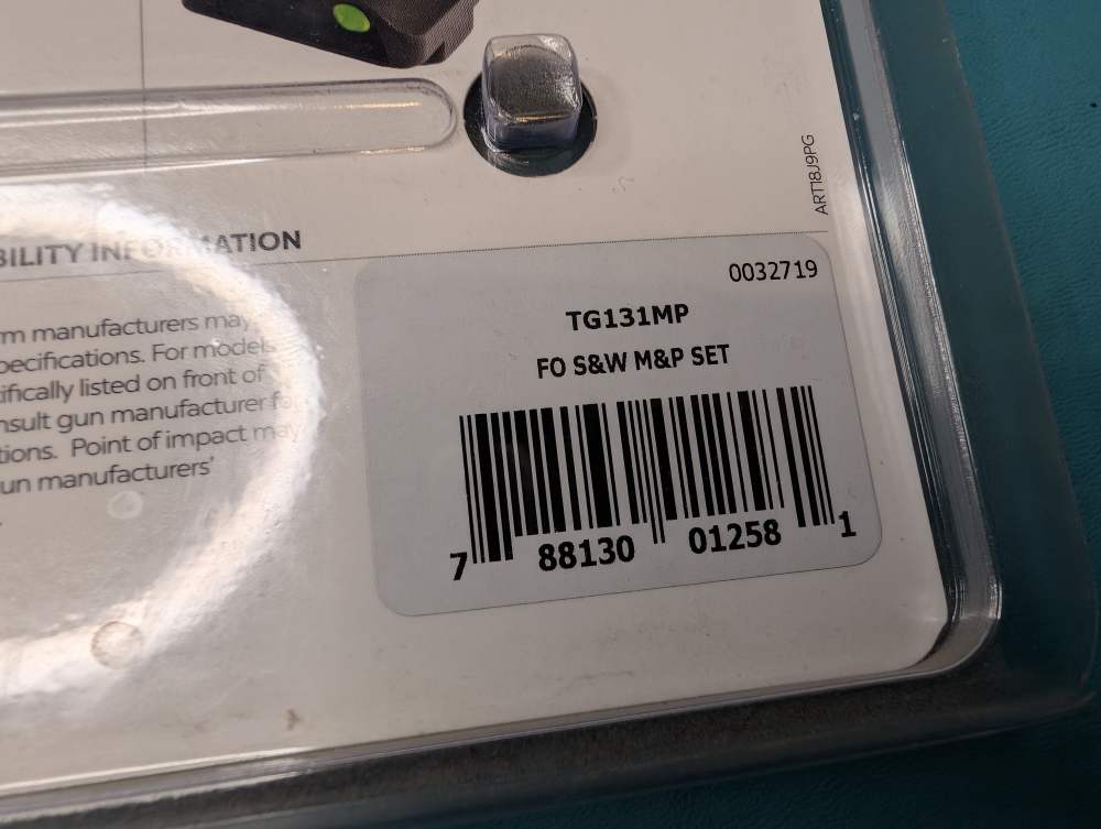 Truglo Fiber Optic Sight for S&W M&P Front Red Rear Green TG131MP-img-2