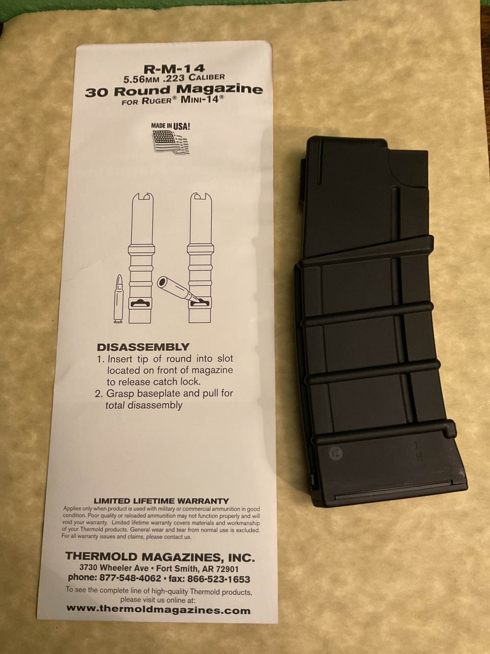 Ruger mini14 magazine 30 rounds by Thermold with Combined Shipping!-img-1