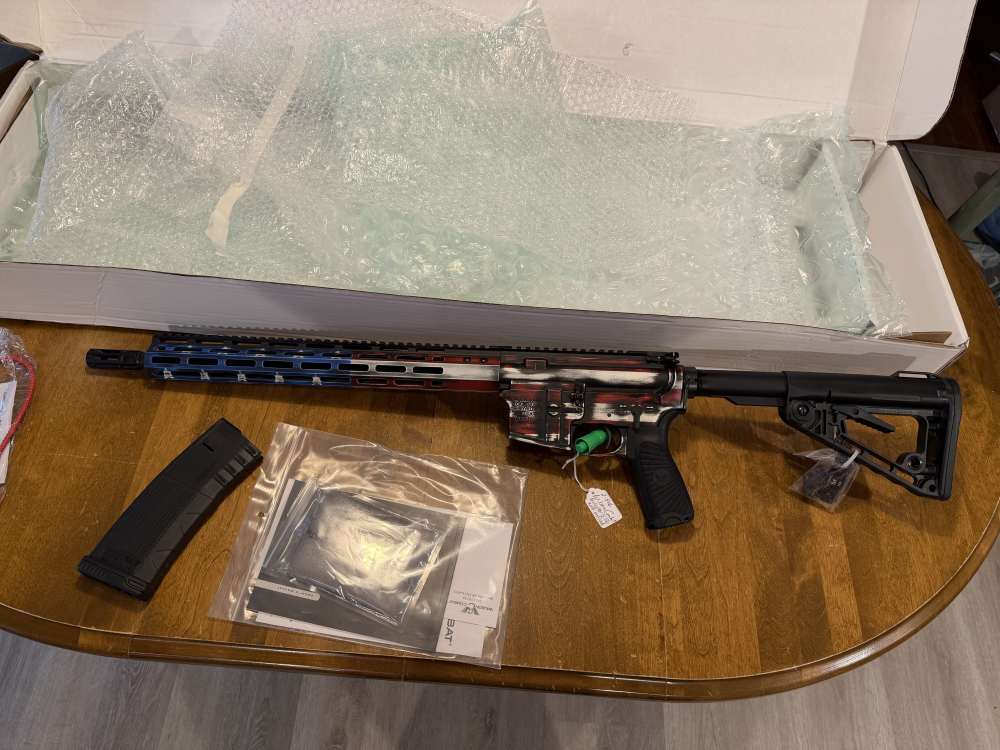 Wilson Combat Protector Carbine 5.56 USA FLAG NIB UNFIRED! (2-546)-img-0
