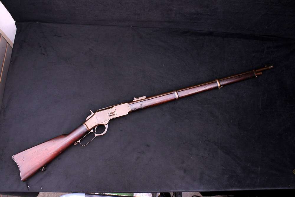 1894 Rare Antique Winchester 1873 Third Model Musket .44-40 WCF-img-2