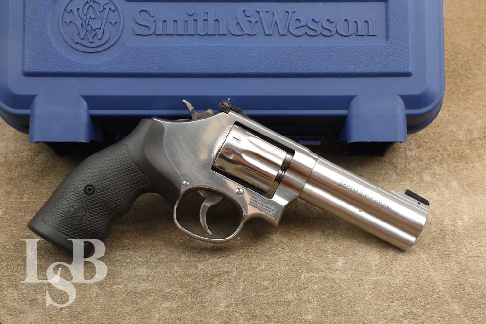 Smith & Wesson Model 617-6 .22 LR 4" 10-Shot Double/Single Action Revolver-img-0