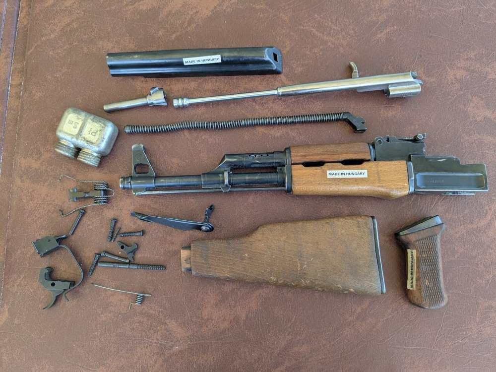 HUNGARIAN MILLED *ORIGINAL BARREL* MATCHING TYPE 3 PARTS KIT SET AK-47 AK47-img-0