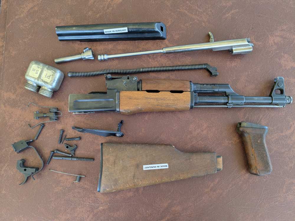 HUNGARIAN MILLED *ORIGINAL BARREL* MATCHING TYPE 3 PARTS KIT SET AK-47 AK47-img-1