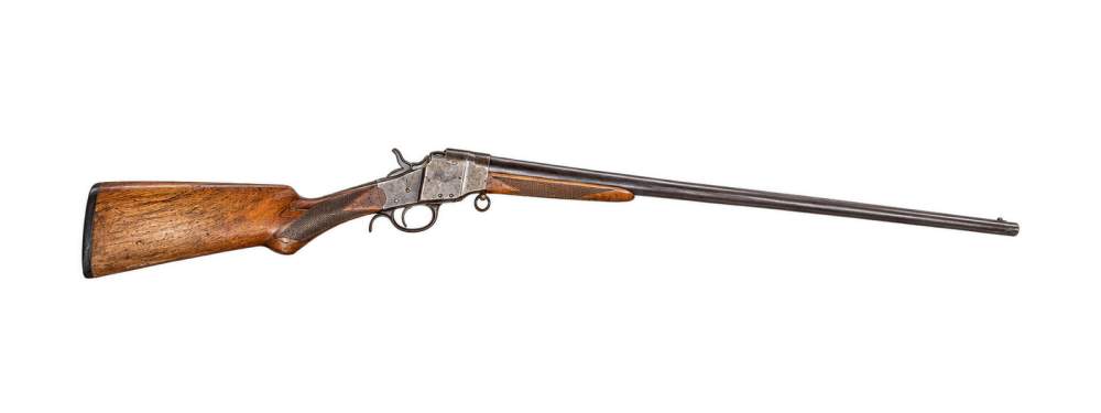 Hopkins & Allen Arms Co. Lever-Action Single-Shot Shotgun – Antique-img-1