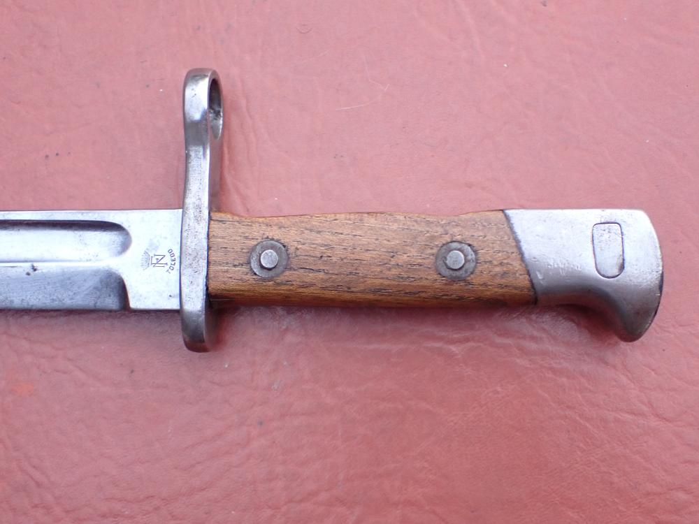 SPANISH MAUSER MODEL 1893 RIFLE BAYONET WITH ORIGINAL SCABBARD (TOLEDO)-img-7