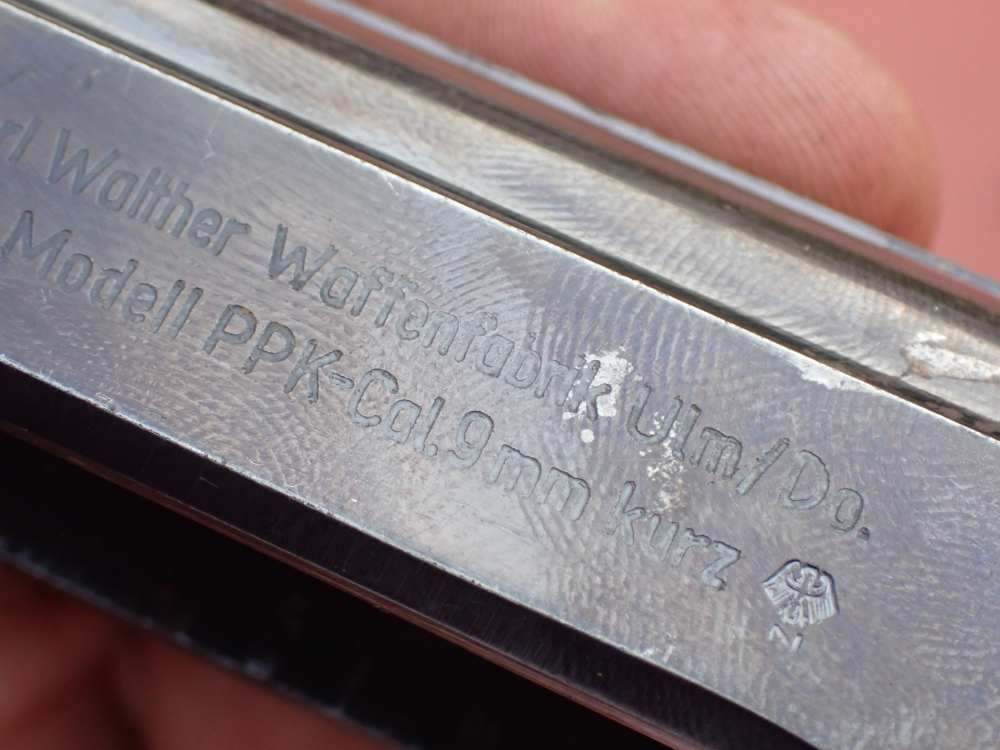 WALTHER PPK .380ACP BLUED FINISH FACTORY PISTOL PARTS KIT SET (1967-1968)-img-35