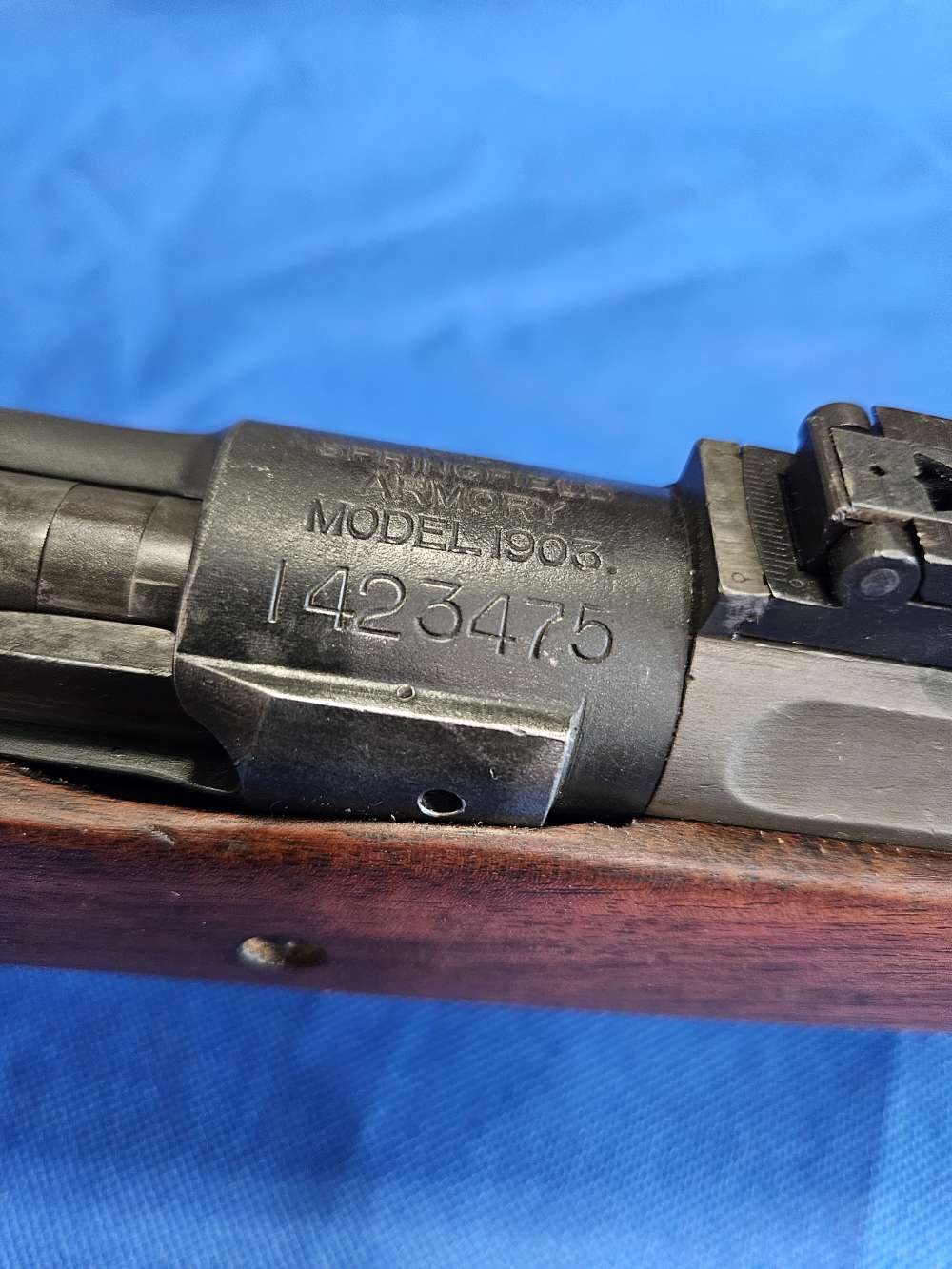 M1903A1 Springfield 1932, SA 6-31 Bbl, 03A1 C-Stock & HG, N.S. Bolt-img-27