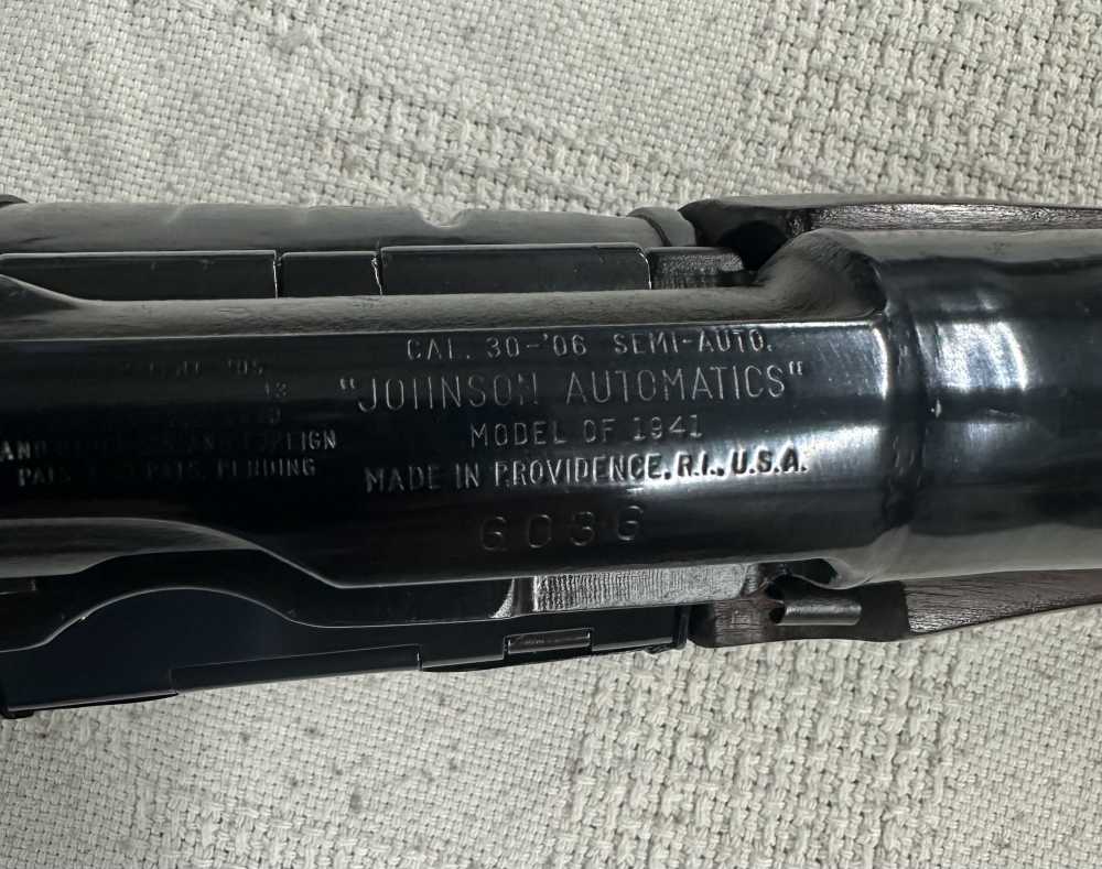 Johnson Automatics Model of 1941 30-06 with bayonet and book-img-34