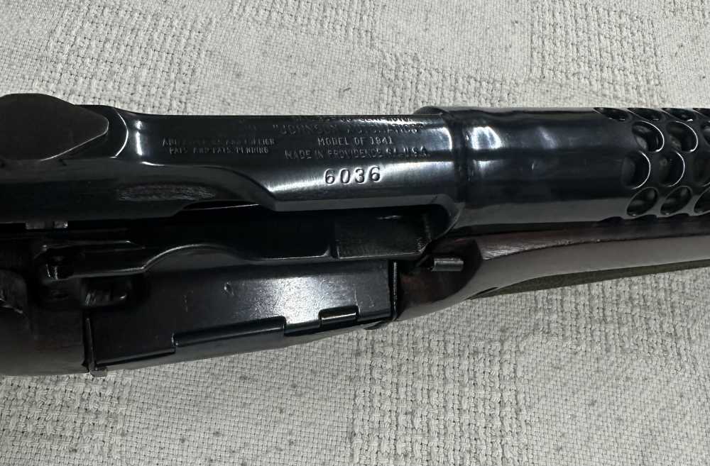 Johnson Automatics Model of 1941 30-06 with bayonet and book-img-33