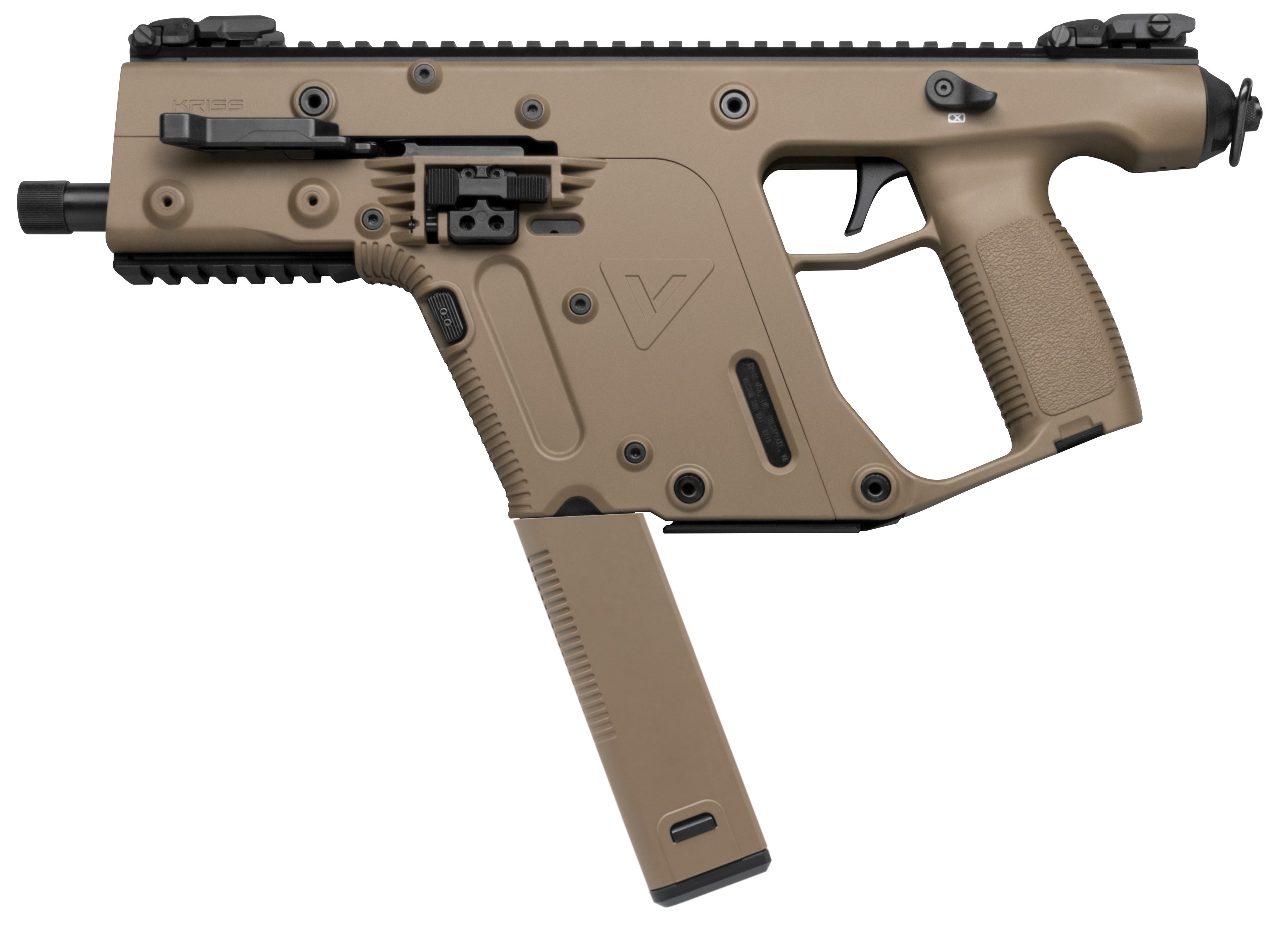 KV10-PFD20 Kriss USA Vector SDP 10mm 5.5" 33 + 1rd Flat Dark Earth-img-0