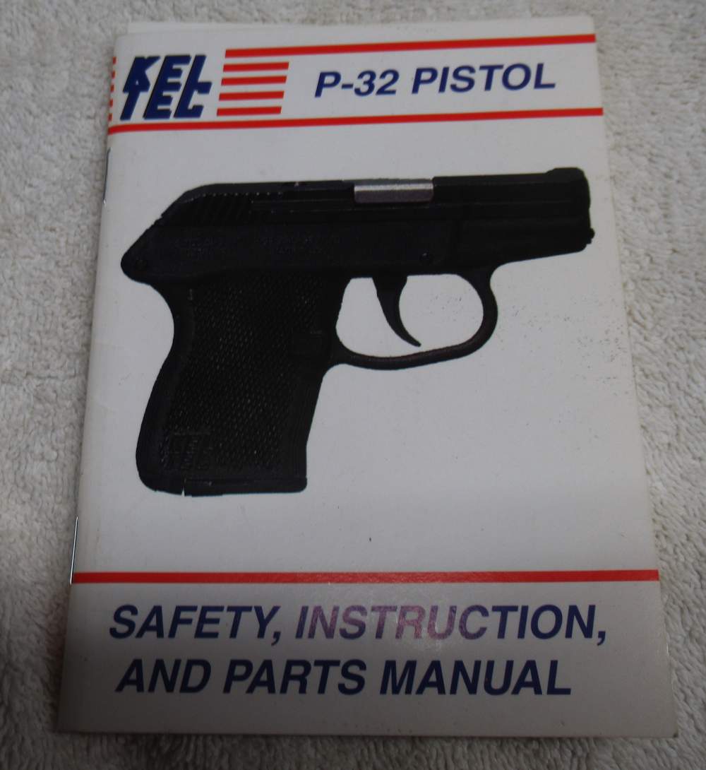 Kel Teg, P-32, 32 Cal, Original Box, Paper  &  Holster , 2.68 In, 7 Shot-img-3