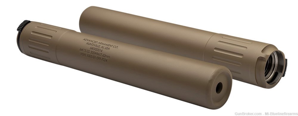 ADVANCED ARMAMENT COMPANY 65008 MK13-SD 30 Cal Rated Up To 300 Win Mag, FDE-img-0