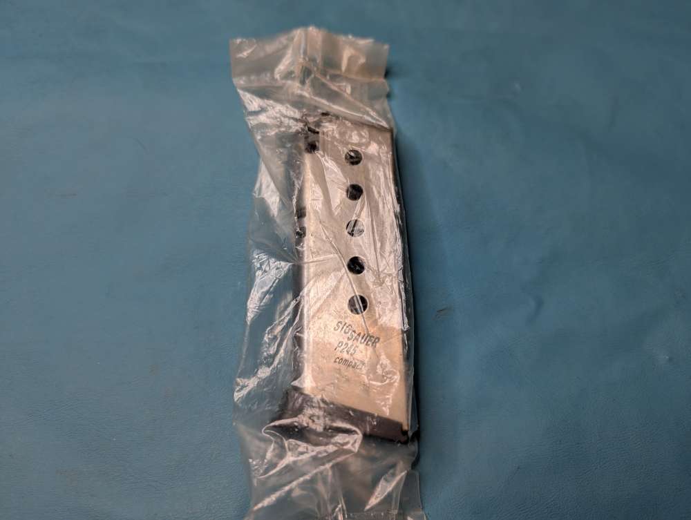 Factory SIG P245 Compact Stainless 45 ACP 6 rd Magazine NEW-img-0