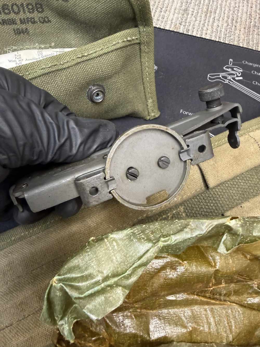 The Whole USGI Grouping ALL Go! M1 Garand Grenade  Sights Cleaning Kit -img-23