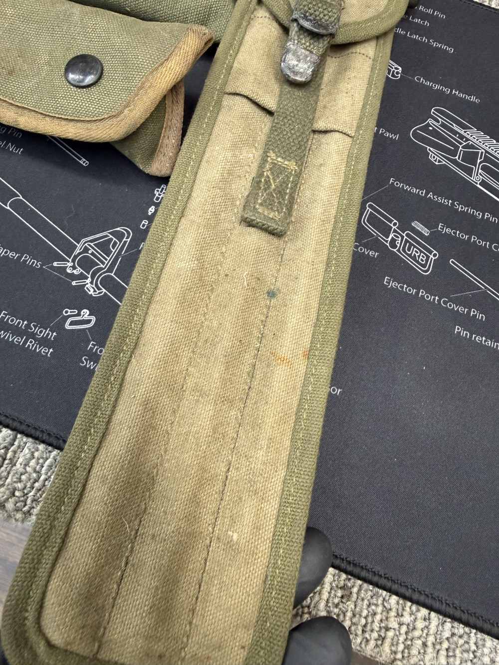 The Whole USGI Grouping ALL Go! M1 Garand Grenade  Sights Cleaning Kit -img-3
