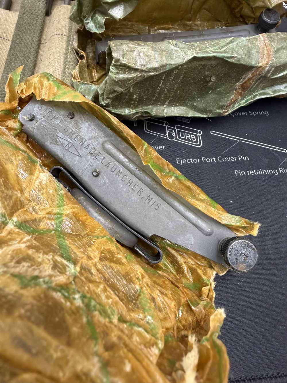 The Whole USGI Grouping ALL Go! M1 Garand Grenade  Sights Cleaning Kit -img-32