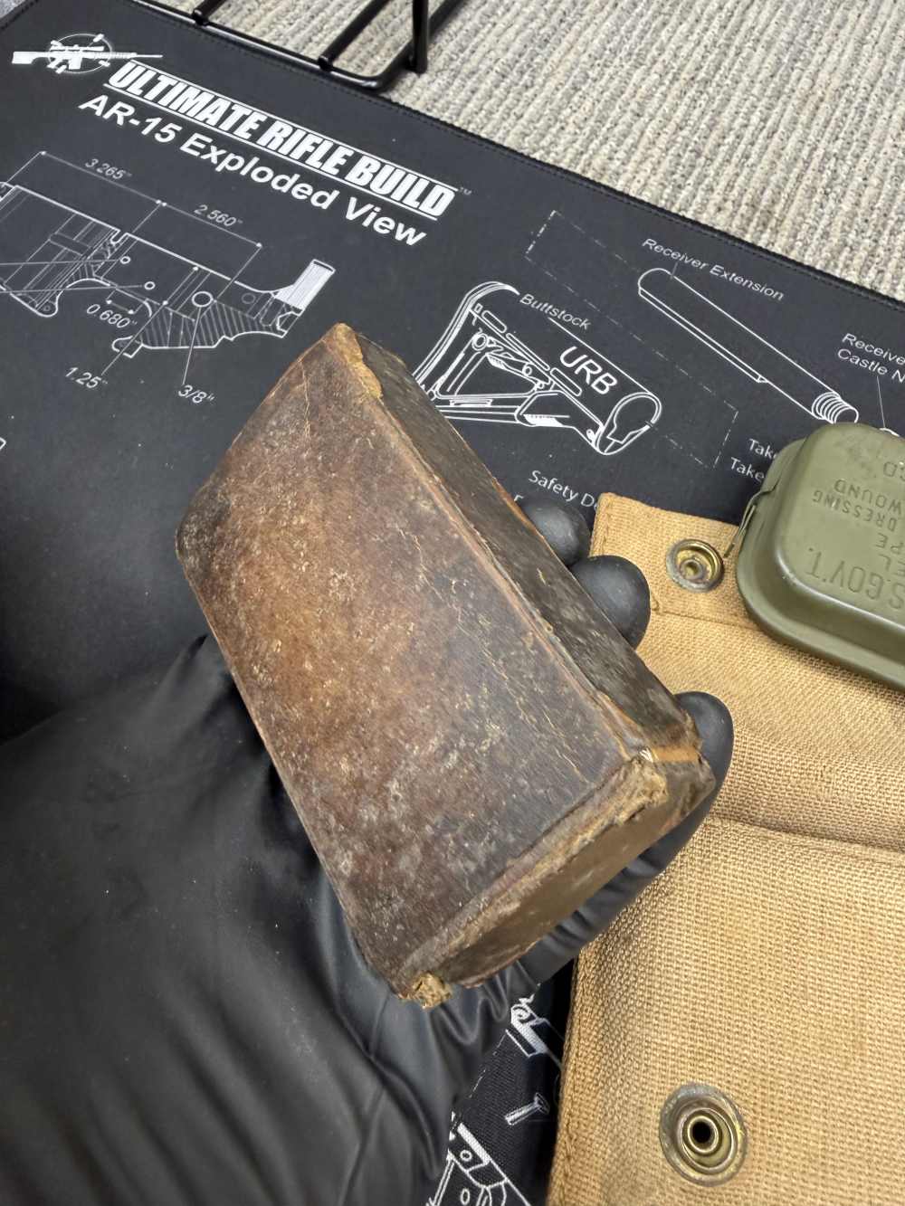 The Whole USGI Grouping ALL Go! M1 Garand Grenade  Sights Cleaning Kit -img-49