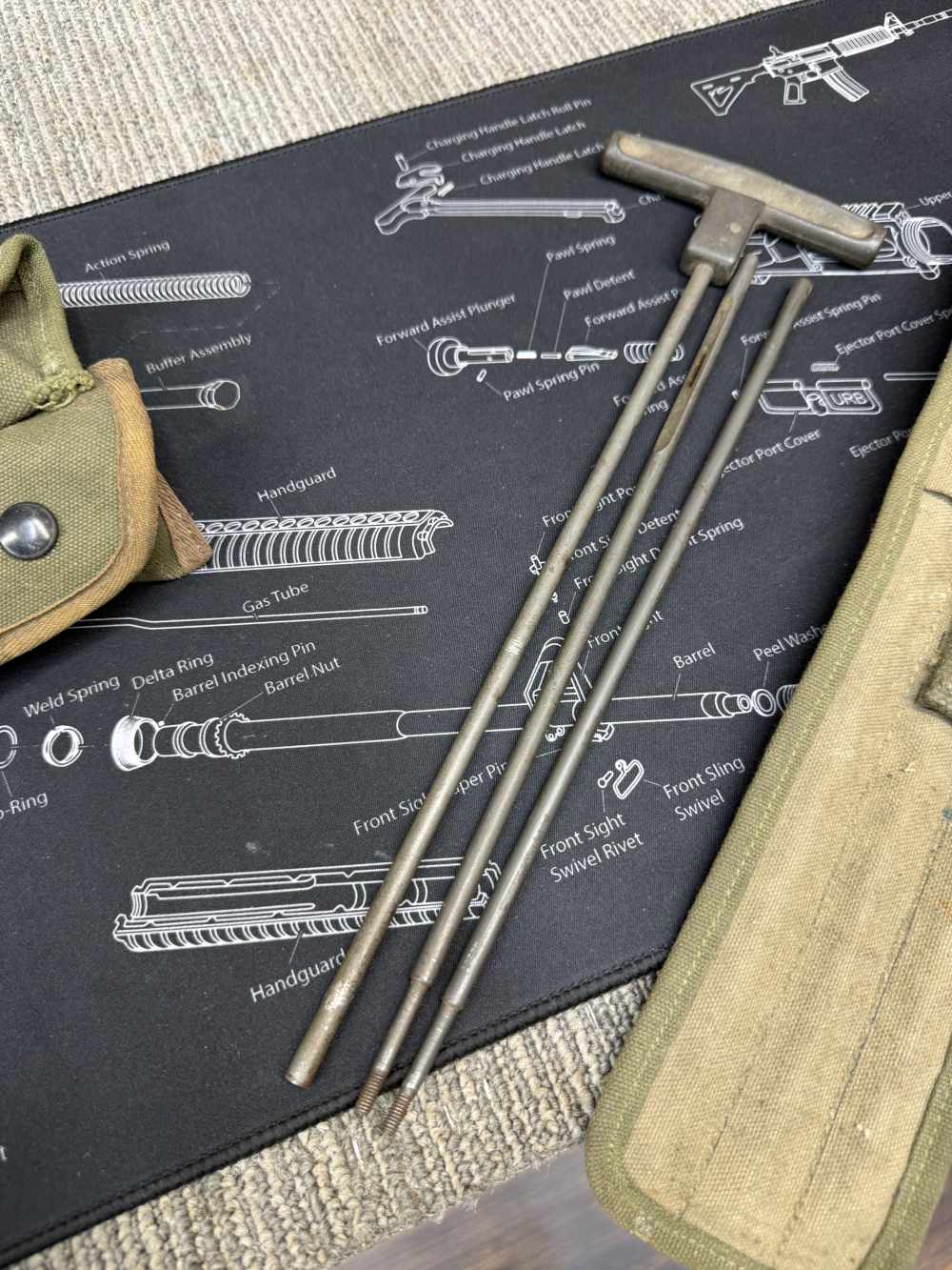 The Whole USGI Grouping ALL Go! M1 Garand Grenade  Sights Cleaning Kit -img-13