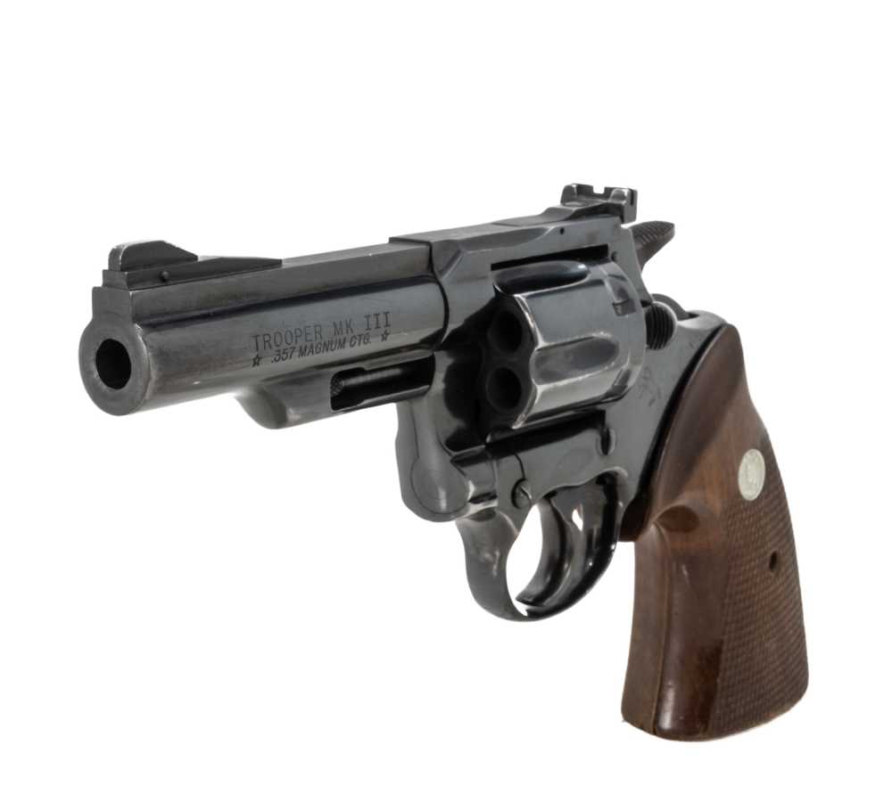 1973 Colt Trooper Mk III 357 Magnum Blued 4" w/ Original Box-img-3