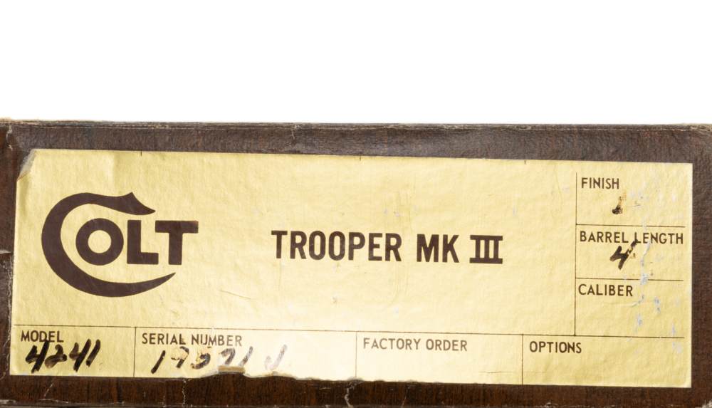 1973 Colt Trooper Mk III 357 Magnum Blued 4" w/ Original Box-img-16
