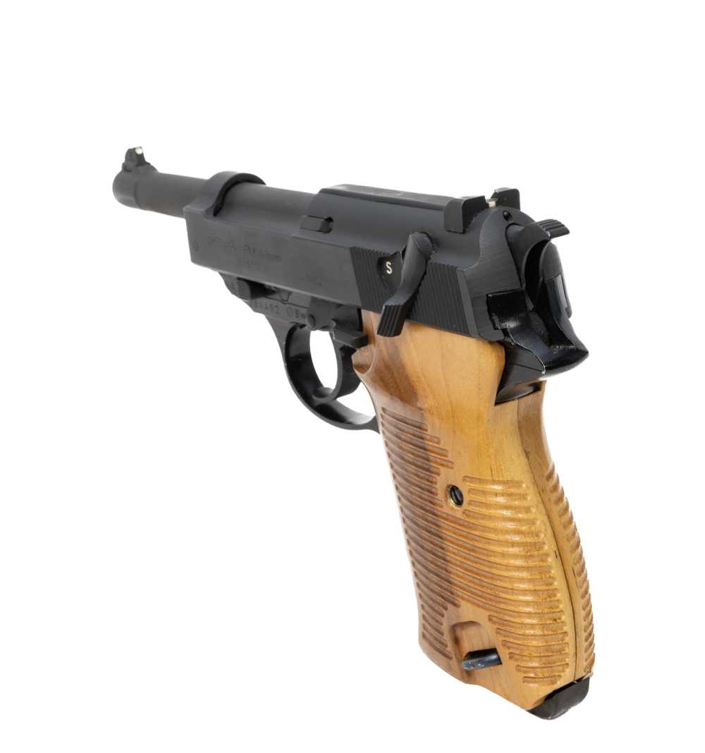 Surplus German Walther P1 9mm 8+1 DA/SA w/ Wood Grips-img-7
